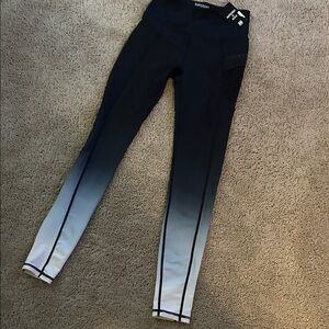 Superdry Black and White Gradient Leggings